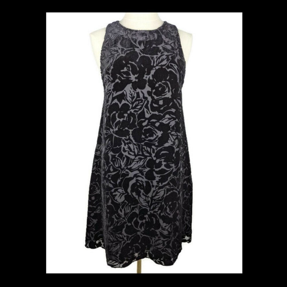 Wilfred Aritzia Black Velvet Trompette Dress M